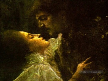 Amour 1895 symbolisme Gustav Klimt Peinture à l'huile
